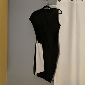 Zara black and white collection dress